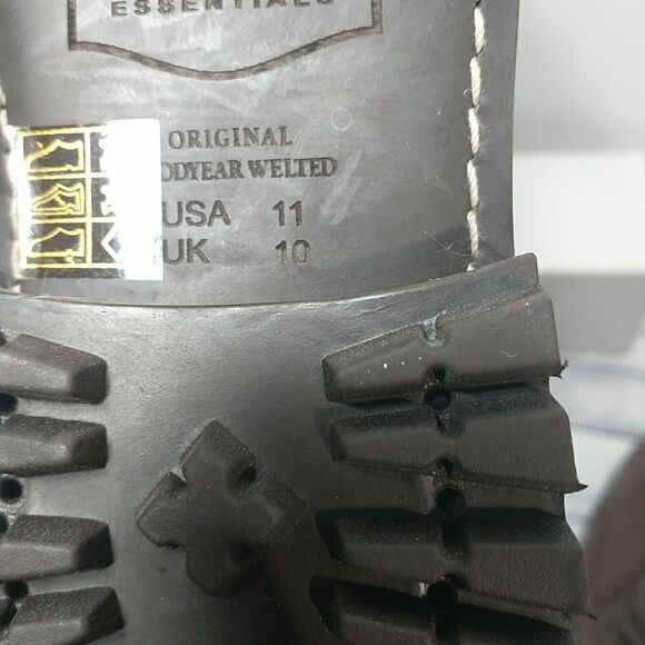 Anthony Veer Mens Grant Wingtip Leather Dress Boot Dark Brown SZ 11 - Picture 8 of 9